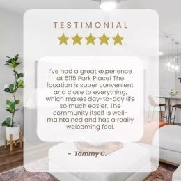 a resident review of 5115 Park Place located in Charlotte, North Carolina